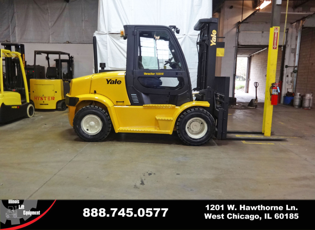 2008 Yale GDP155VX Forklift on Sale in Chicago