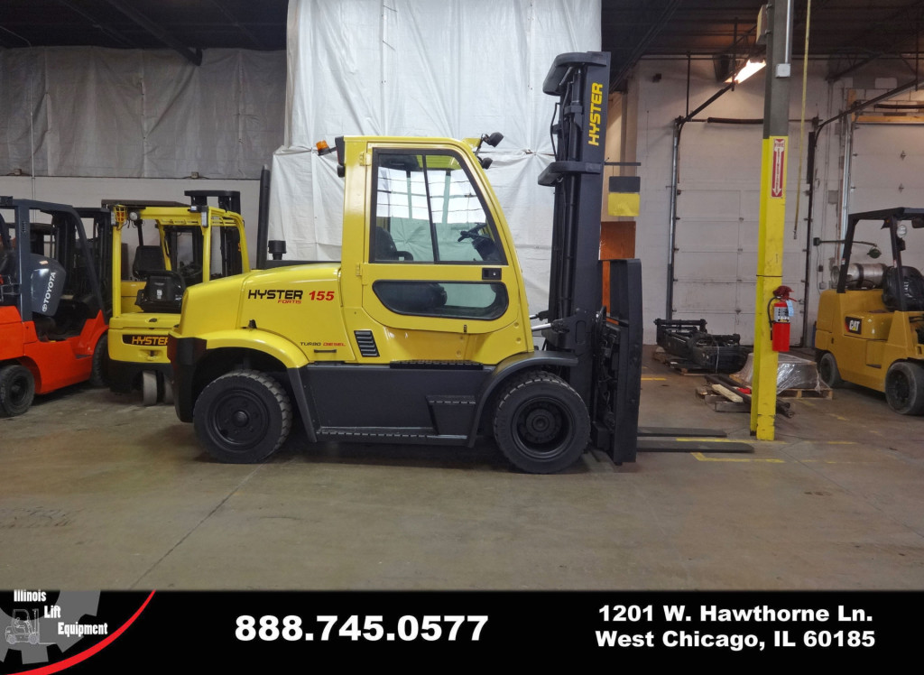 2008 Hyster H155FT Forklift on Sale in Chicago